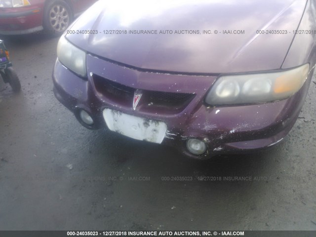 1G2HZ5418Y4282826 - 2000 PONTIAC BONNEVILLE SSEI MAROON photo 6