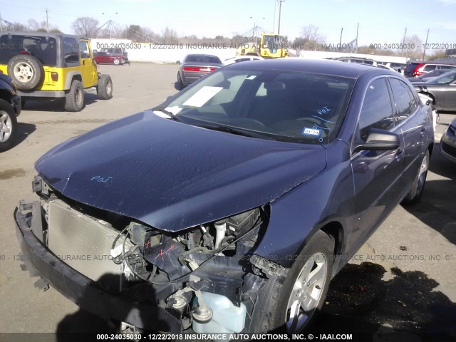 1G11B5SL4EF237171 - 2014 CHEVROLET MALIBU LS BLUE photo 2
