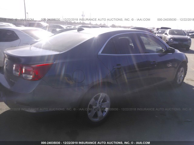 1G11B5SL4EF237171 - 2014 CHEVROLET MALIBU LS BLUE photo 4