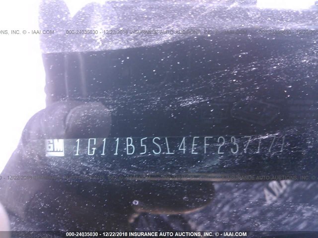 1G11B5SL4EF237171 - 2014 CHEVROLET MALIBU LS BLUE photo 9