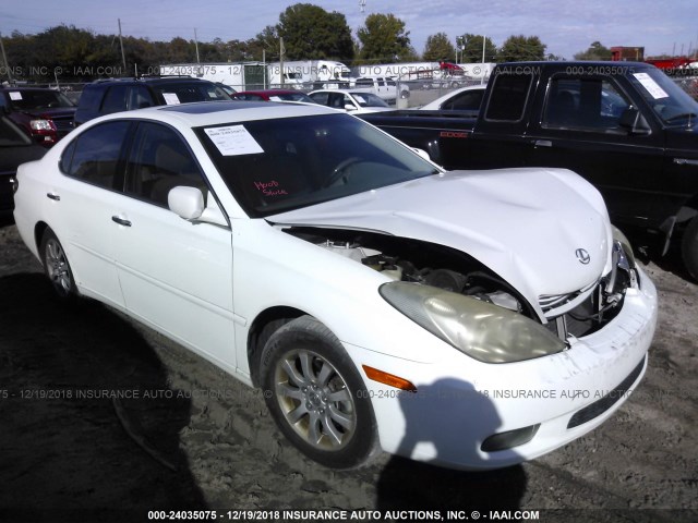 JTHBF30G520023975 - 2002 LEXUS ES 300 WHITE photo 1