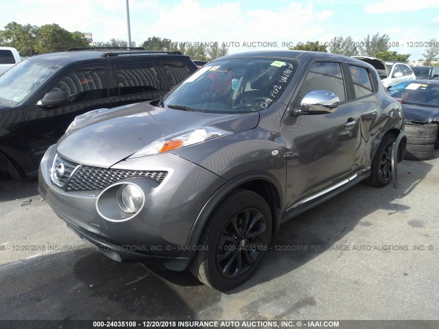 JN8AF5MV8DT216967 - 2013 NISSAN JUKE S/SV/SL GRAY photo 2