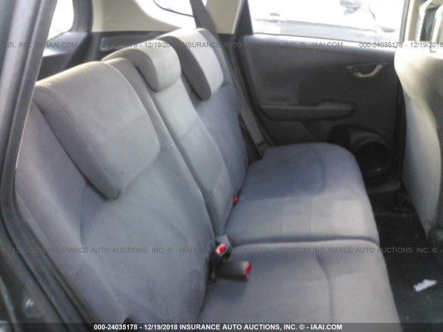 JHMGE8H34DC056460 - 2013 HONDA FIT GRAY photo 8