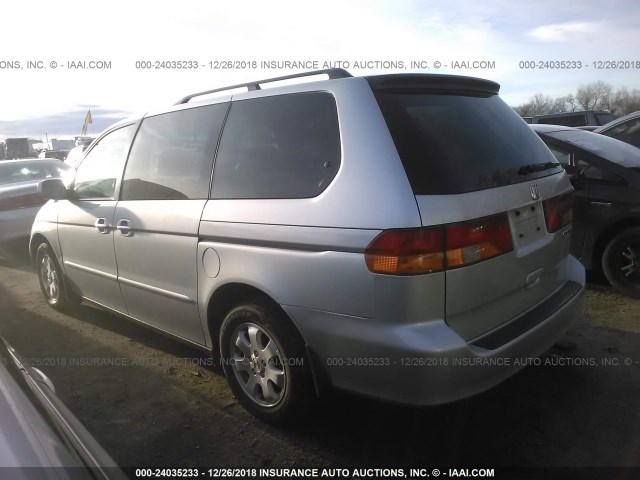 5FNRL18044B077826 - 2004 HONDA ODYSSEY EXL SILVER photo 3