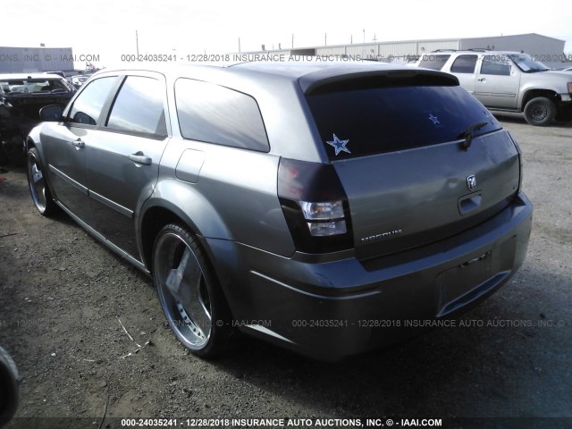 2D4FV48V85H529494 - 2005 DODGE MAGNUM SXT GRAY photo 3