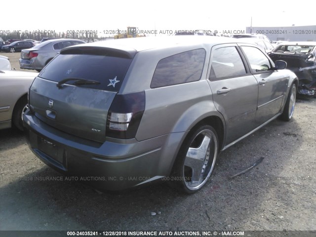 2D4FV48V85H529494 - 2005 DODGE MAGNUM SXT GRAY photo 4