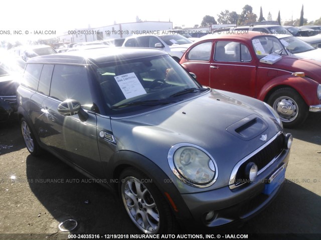 WMWMM33578TP89673 - 2008 MINI COOPER S CLUBMAN GRAY photo 1