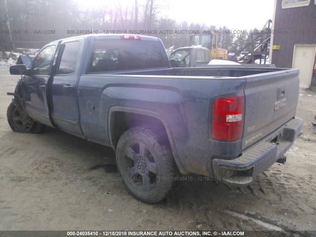 1GTV2LEC6JZ202200 - 2018 GMC SIERRA K1500 BLUE photo 3