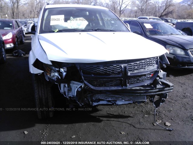 3C4PDDGGXHT578585 - 2017 DODGE JOURNEY CROSSROAD WHITE photo 6