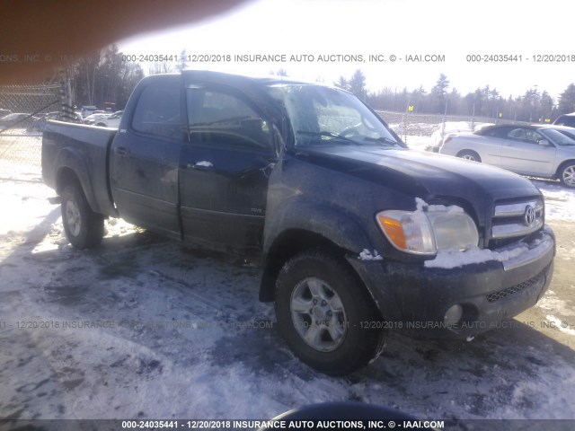 5TBDT44196S513426 - 2006 TOYOTA TUNDRA DOUBLE CAB SR5 BLACK photo 1