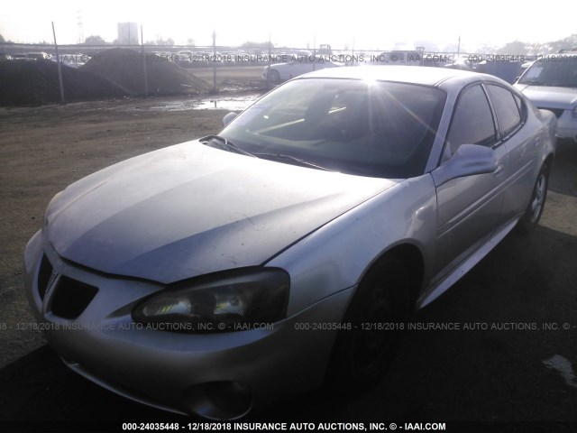 2G2WP552561259839 - 2006 PONTIAC GRAND PRIX ვერცხლისფერი ფოტო 2