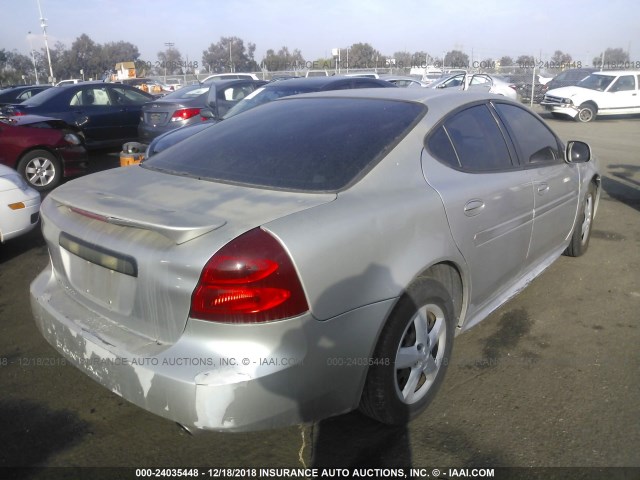 2G2WP552561259839 - 2006 PONTIAC GRAND PRIX ვერცხლისფერი ფოტო 4