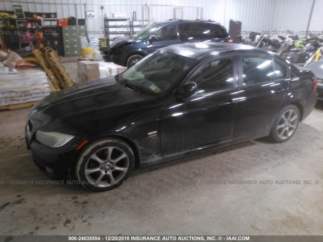 WBAPK5C5XBA995443 - 2011 BMW 328 XI SULEV BLACK photo 2