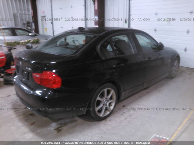 WBAPK5C5XBA995443 - 2011 BMW 328 XI SULEV BLACK photo 4