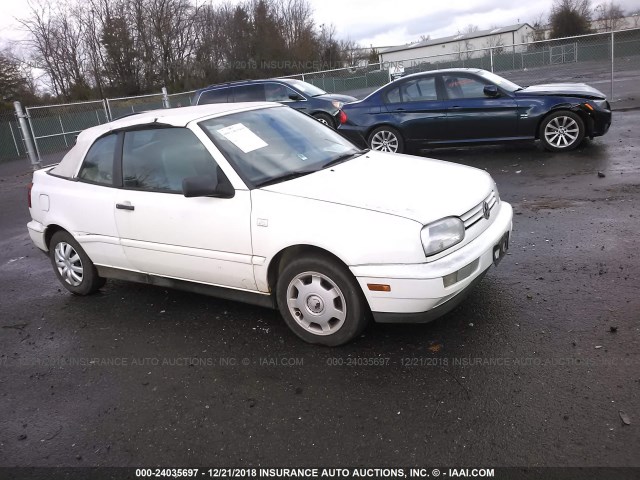 3VWAA81E4WM805769 - 1998 VOLKSWAGEN CABRIO WHITE photo 1