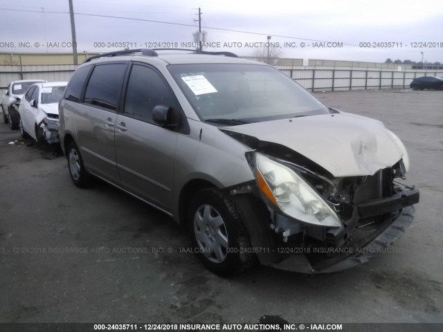 5TDKK4CCXAS309232 - 2010 TOYOTA SIENNA CE/LE GOLD photo 1