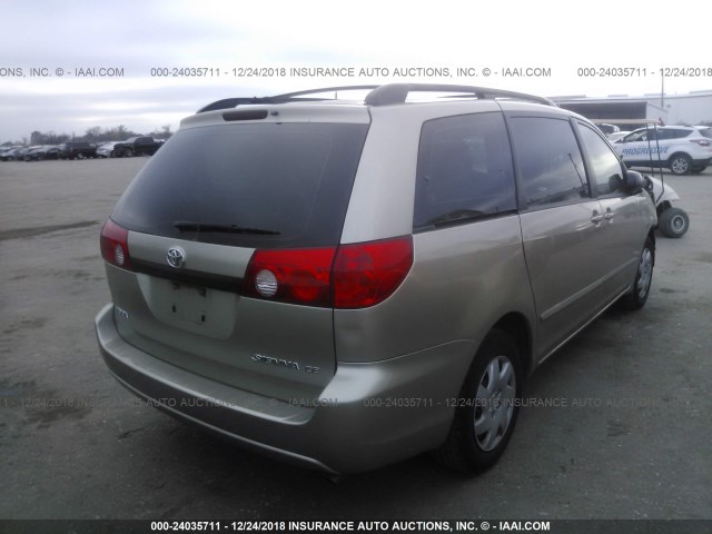 5TDKK4CCXAS309232 - 2010 TOYOTA SIENNA CE/LE GOLD photo 4