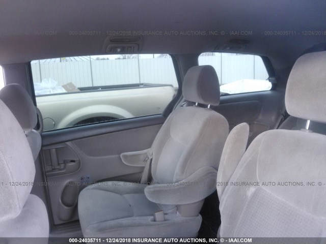 5TDKK4CCXAS309232 - 2010 TOYOTA SIENNA CE/LE GOLD photo 8