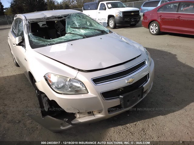 1G1ZF57539F170764 - 2009 CHEVROLET MALIBU HYBRID TAN photo 6