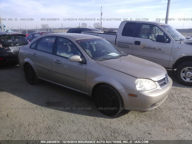 KL5JD56Z17K702103 - 2007 SUZUKI FORENZA CONVENIENCE/POPULAR TAN photo 1