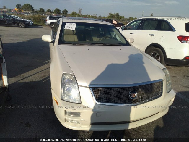 1G6DW677160176511 - 2006 CADILLAC STS WHITE photo 6