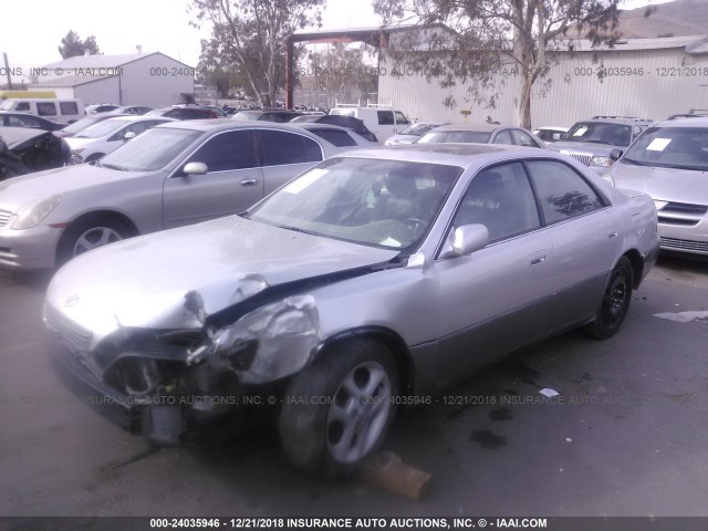 JT8BF28G1Y0254203 - 2000 LEXUS ES 300 SILVER photo 2