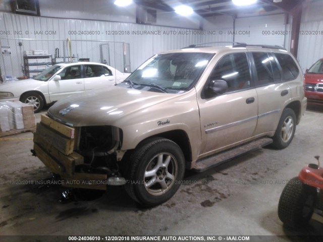 1GKDT13S062150137 - 2006 GMC ENVOY GOLD photo 2