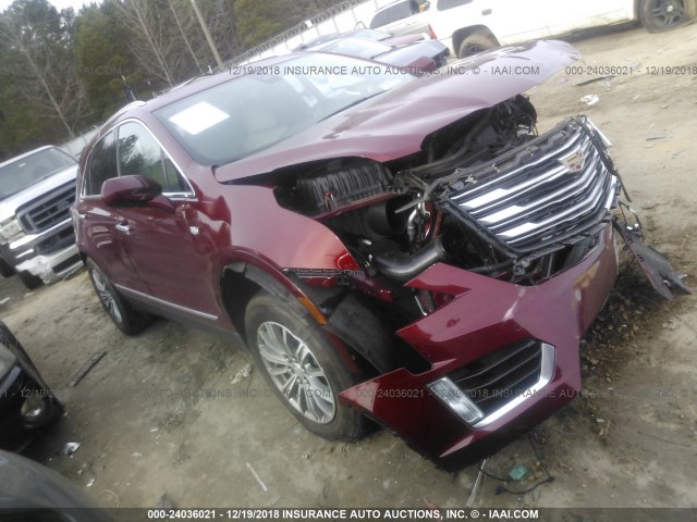 1GYKNBRS5HZ297150 - 2017 CADILLAC XT5 LUXURY BURGUNDY photo 1