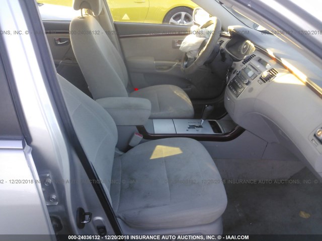 KMHFC46F36A114013 - 2006 HYUNDAI AZERA SE/LIMITED SILVER photo 5