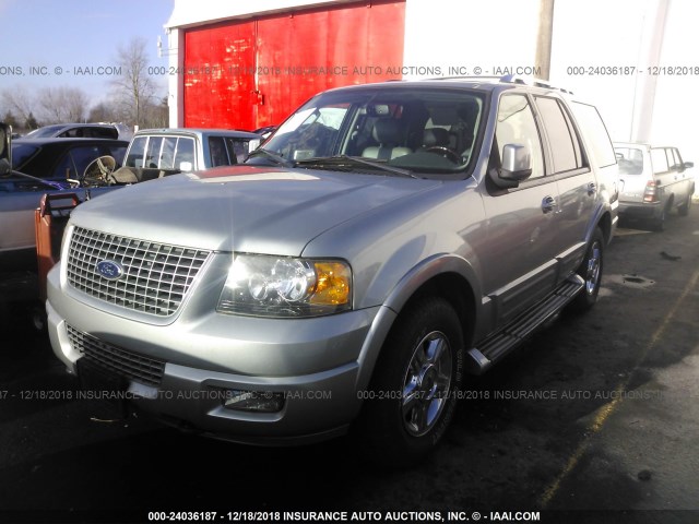 1FMFU20546LA41014 - 2006 FORD EXPEDITION LIMITED SILVER photo 2