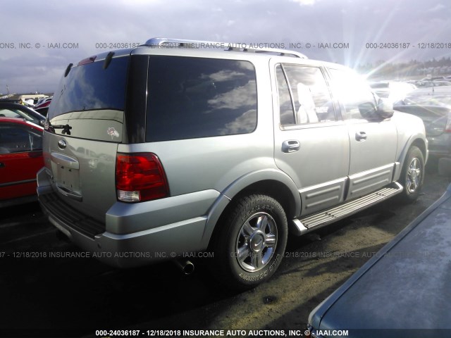 1FMFU20546LA41014 - 2006 FORD EXPEDITION LIMITED SILVER photo 4