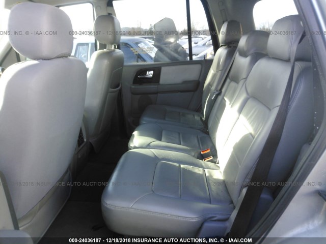 1FMFU20546LA41014 - 2006 FORD EXPEDITION LIMITED SILVER photo 8