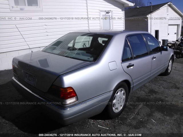 WDBGA43E2SA239829 - 1995 MERCEDES-BENZ S 420 SILVER photo 4