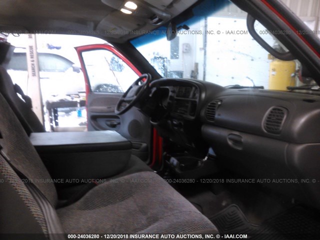 3B7KF23W92M307640 - 2002 DODGE RAM 2500 RED photo 5