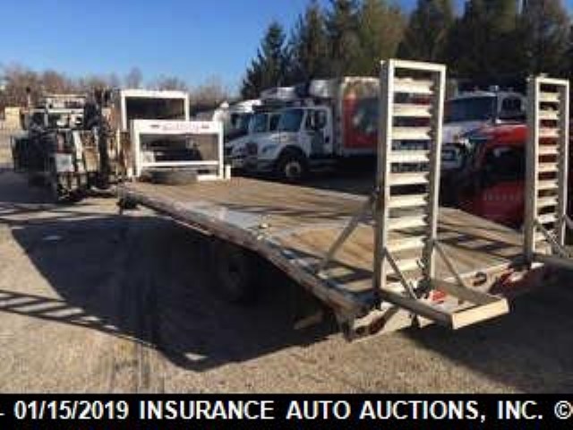 1L9GU2023AA336232 - 2010 TRAILER FLATBED  SILVER photo 1