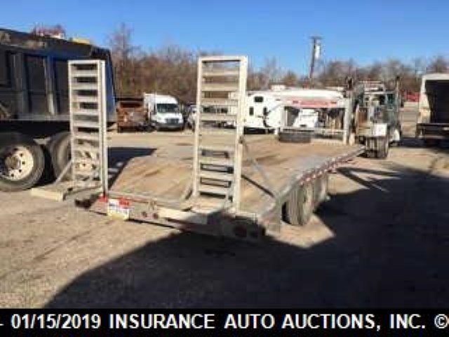 1L9GU2023AA336232 - 2010 TRAILER FLATBED  SILVER photo 2