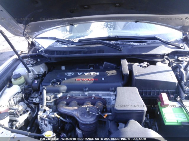4T1BE46K88U226992 - 2008 TOYOTA CAMRY CE/LE/XLE/SE GOLD photo 10