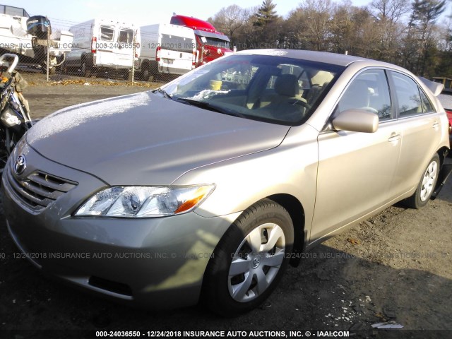 4T1BE46K88U226992 - 2008 TOYOTA CAMRY CE/LE/XLE/SE GOLD photo 2