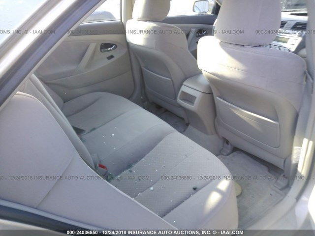 4T1BE46K88U226992 - 2008 TOYOTA CAMRY CE/LE/XLE/SE GOLD photo 8