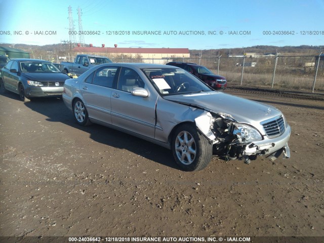 WDBNG84J75A460436 - 2005 MERCEDES-BENZ S 500 4MATIC SILVER photo 1
