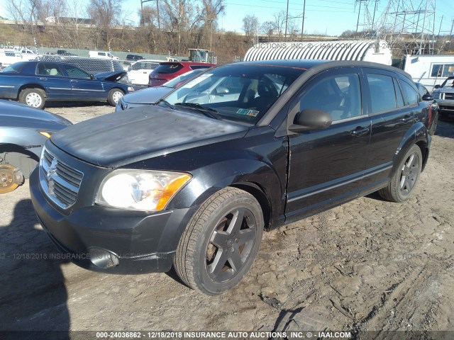 1B3HE78K28D572101 - 2008 DODGE CALIBER R/T BLACK photo 2