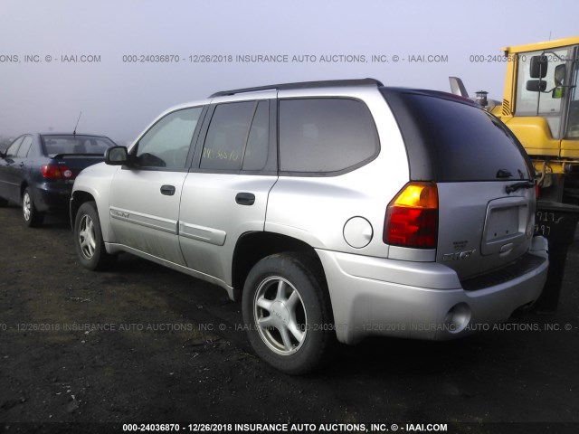 1GKDT13S542330727 - 2004 GMC ENVOY SILVER photo 3