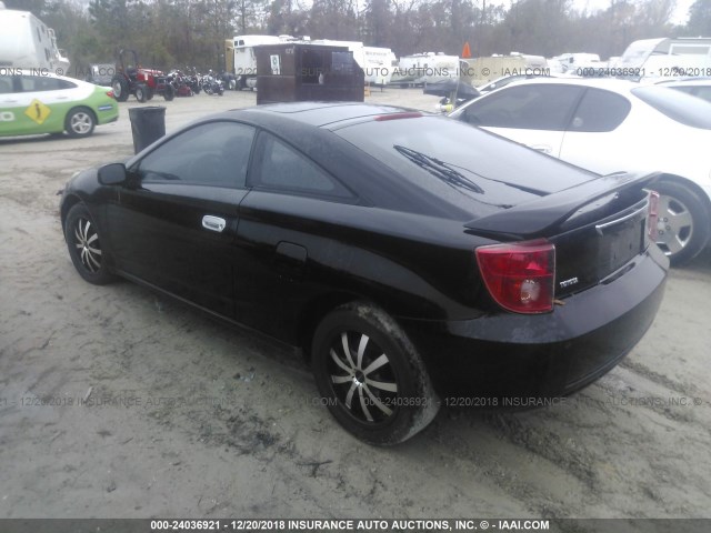 JTDDY38T830065001 - 2003 TOYOTA CELICA GT-S BLACK photo 3