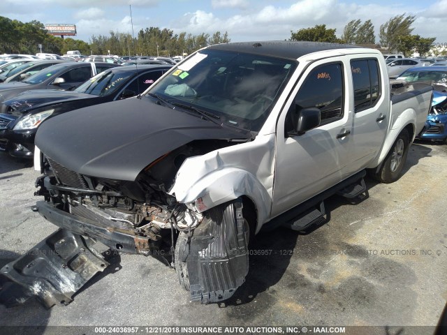 1N6AD0ER7HN760700 - 2017 NISSAN FRONTIER S/SV/SL/PRO-4X WHITE photo 2