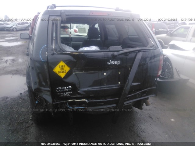 1J4GR48K66C367780 - 2006 JEEP GRAND CHEROKEE LAREDO/COLUMBIA/FREEDOM 黑色 照片 6
