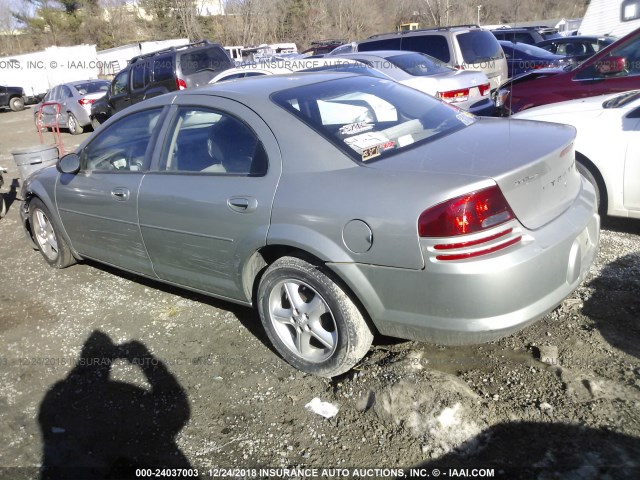 1B3EL46X46N132698 - 2006 DODGE STRATUS SXT TEAL photo 3