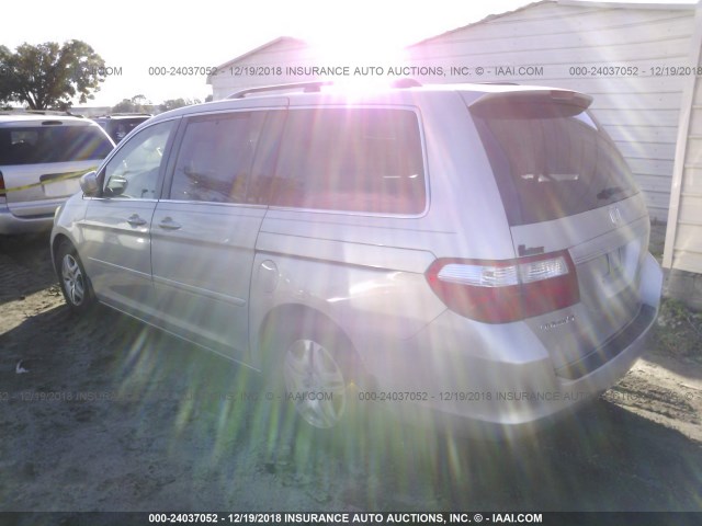 5FNRL387X6B416066 - 2006 HONDA ODYSSEY EXL SILVER photo 3