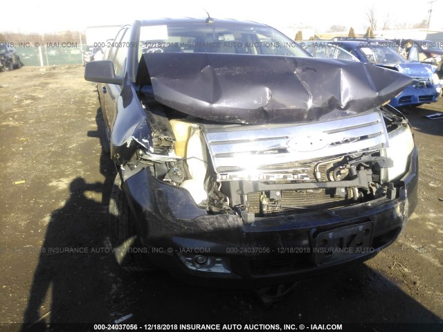 2FMDK39C87BB39954 - 2007 FORD EDGE SEL PLUS BURGUNDY photo 6