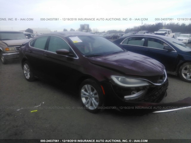 1C3CCCAB6HN511589 - 2017 CHRYSLER 200 LIMITED RED photo 1