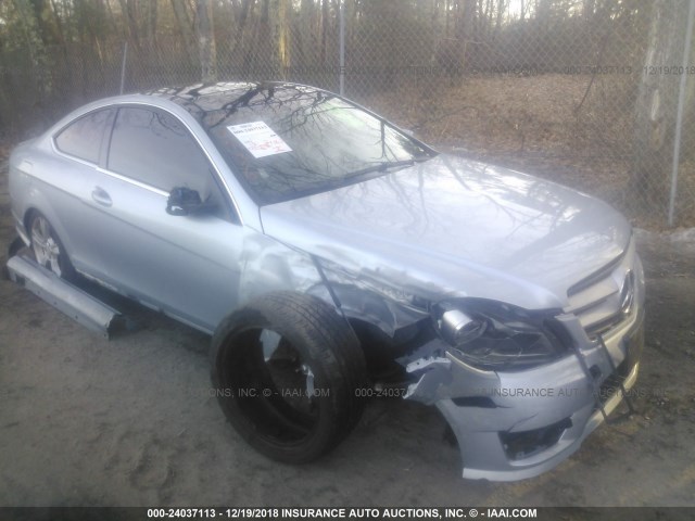 WDDGJ4HB2DG021802 - 2013 MERCEDES-BENZ C 250 SILVER photo 1